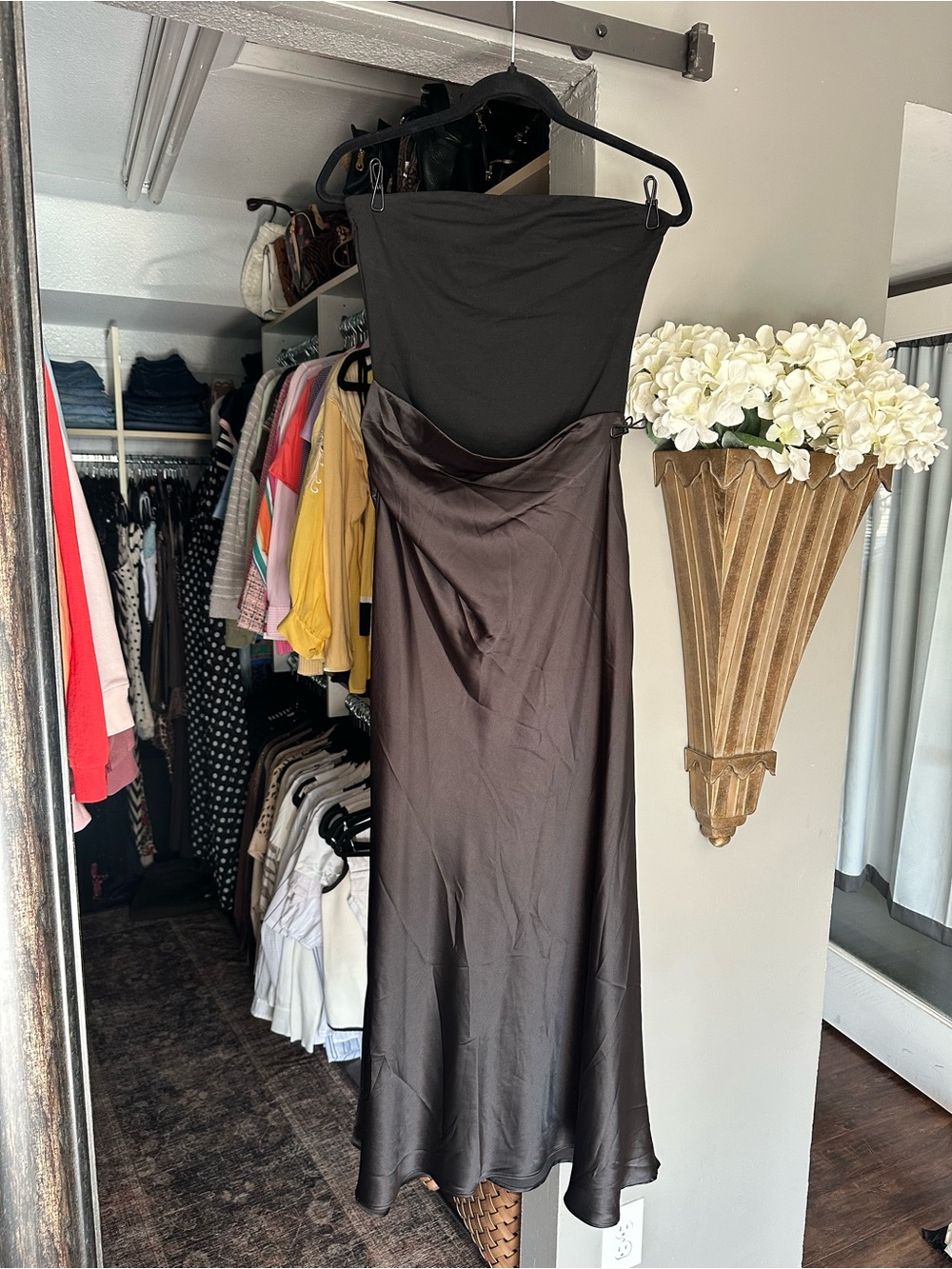 Revolve Elegant Black Strapless Dress - Picture 2 of 6